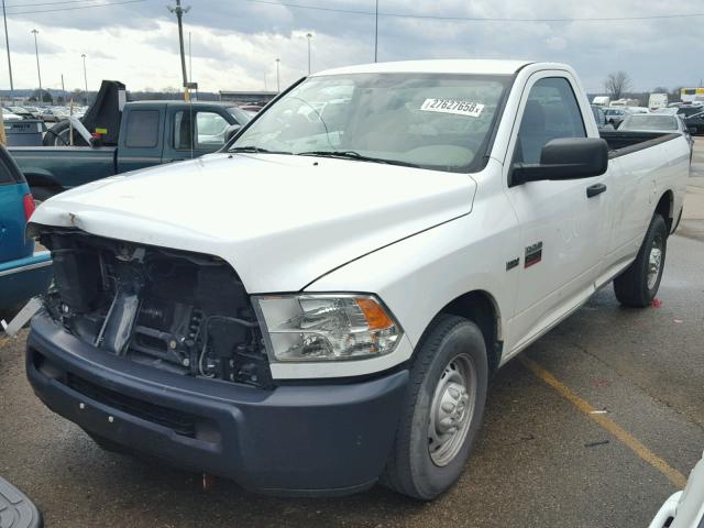 3C6LD4AT6CG326152 - 2012 DODGE RAM 2500 S WHITE photo 2