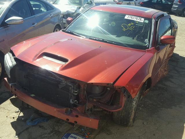 2B3KA53H76H474120 - 2006 DODGE CHARGER R/ RED photo 2