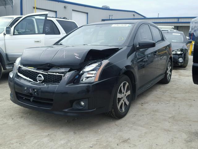 3N1AB6AP1CL648728 - 2012 NISSAN SENTRA 2.0 BLACK photo 2