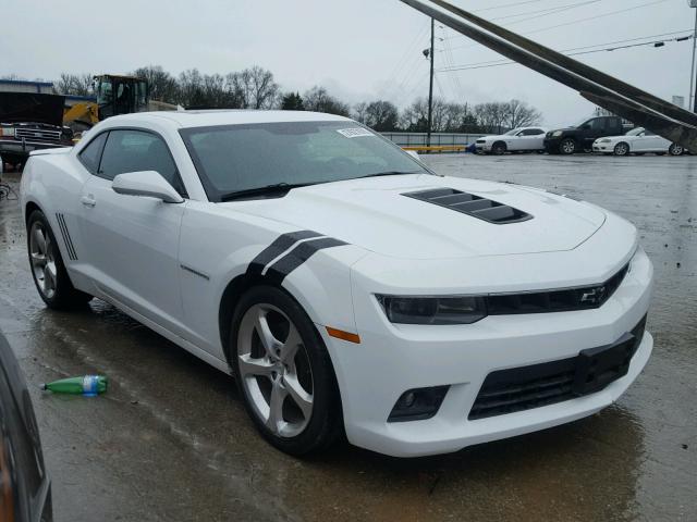 2G1FH1EJ0F9304091 - 2015 CHEVROLET CAMARO SS WHITE photo 1