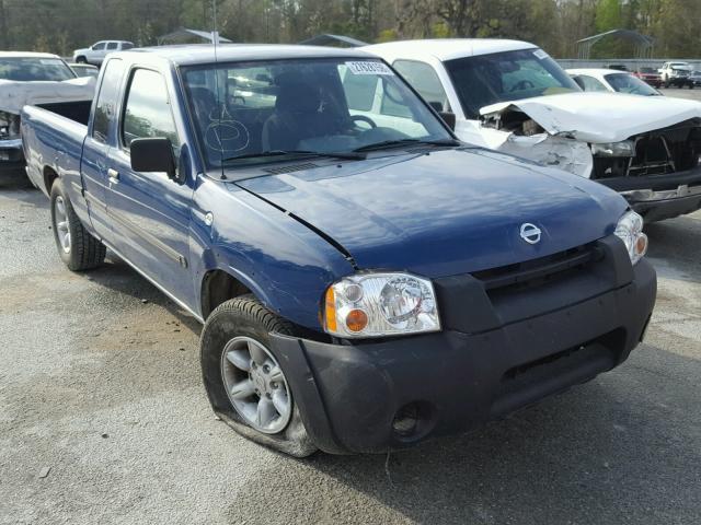 1N6DD26S92C346332 - 2002 NISSAN FRONTIER K BLUE photo 1