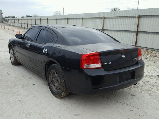 2B3CA3CV8AH154327 - 2010 DODGE CHARGER SX BLACK photo 3