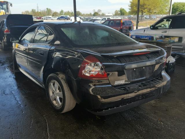 2G2WP552881113180 - 2008 PONTIAC GRAND PRIX BLACK photo 3