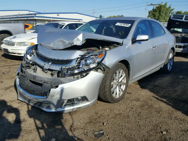 1G11H5SL1EF122848 - 2014 CHEVROLET MALIBU LTZ 银色 照片 2