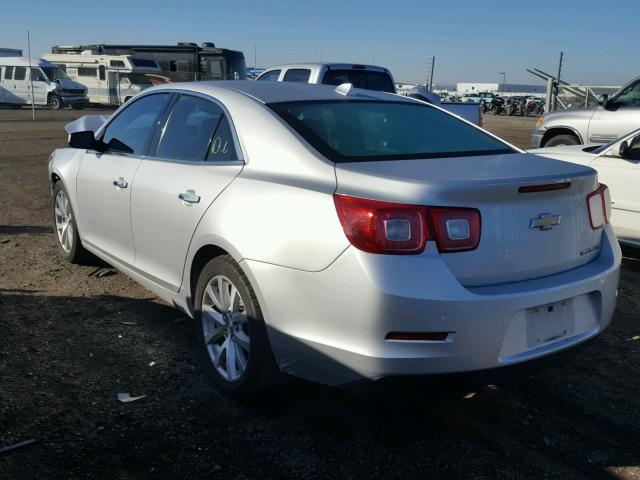 1G11H5SL1EF122848 - 2014 CHEVROLET MALIBU LTZ 银色 照片 3