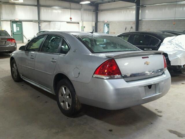 2G1WT57N491249461 - 2009 CHEVROLET IMPALA 1LT SILVER photo 3