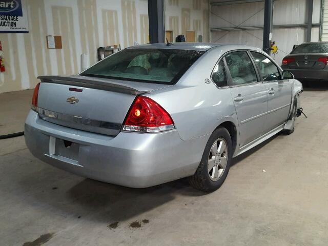 2G1WT57N491249461 - 2009 CHEVROLET IMPALA 1LT SILVER photo 4