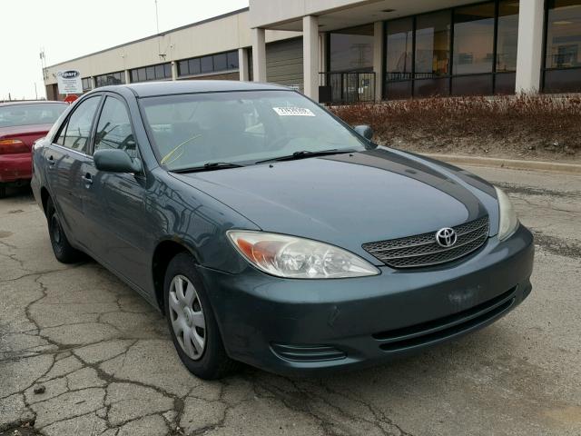 4T1BE32KX2U508249 - 2002 TOYOTA CAMRY LE GREEN photo 1