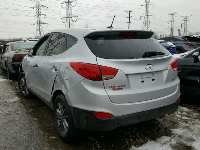 KM8JTCAF9FU008630 - 2015 HYUNDAI TUCSON GLS SILVER photo 3