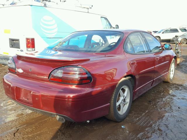 1G2WP52K6YF349954 - 2000 PONTIAC GRAND PRIX MAROON photo 4