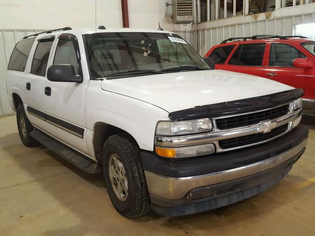 3GNEC16Z45G108205 - 2005 CHEVROLET SUBURBAN C WHITE photo 1