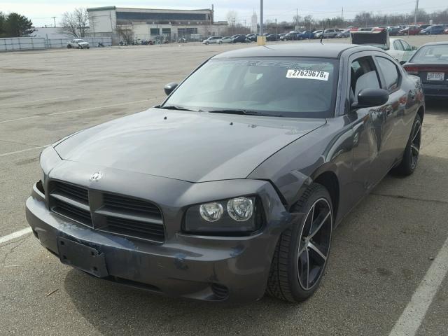 2B3KA43R68H142434 - 2008 DODGE CHARGER CHARCOAL photo 2