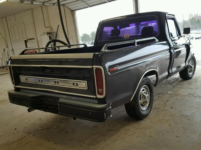 F10GNCD8333 - 1978 FORD F-100 BLACK photo 4