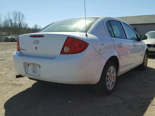 1G1AS58H397169304 - 2009 CHEVROLET COBALT LS WHITE photo 4