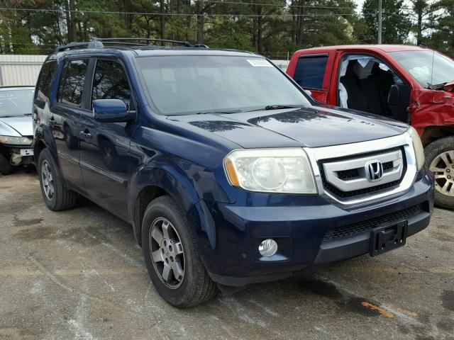 5FNYF48989B021527 - 2009 HONDA PILOT TOUR BLUE photo 1