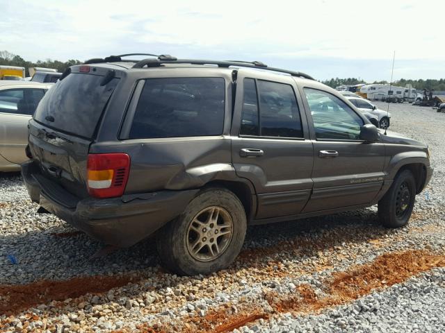 1J4G268S6XC690891 - 1999 JEEP GRAND CHER BROWN photo 4