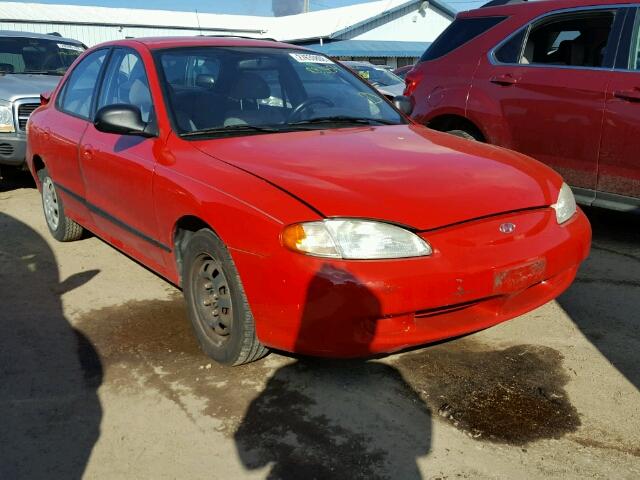 KMHJF24M0WU715823 - 1998 HYUNDAI ELANTRA RED photo 1