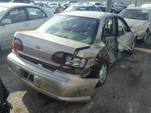 1G1ND52T7X6247661 - 1999 CHEVROLET MALIBU TAN photo 4