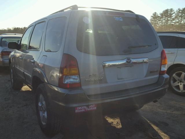 4F2YU09192KM12718 - 2002 MAZDA TRIBUTE LX GOLD photo 3