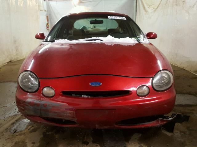 1FALP52U2VA109458 - 1997 FORD TAURUS GL RED photo 9