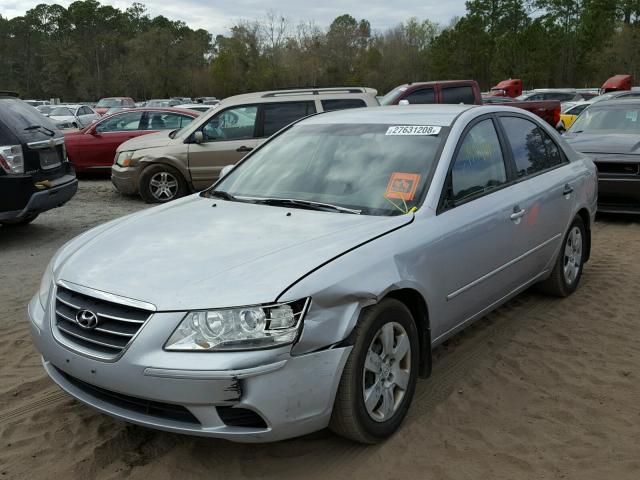 5NPET4AC3AH647378 - 2010 HYUNDAI SONATA GLS BLUE photo 2