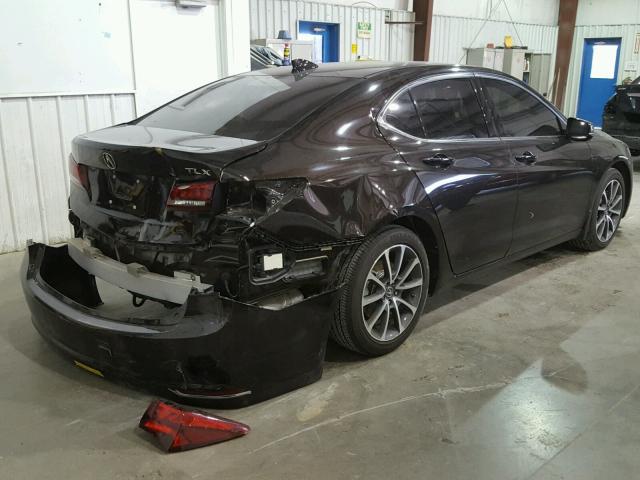 19UUB2F55GA000785 - 2016 ACURA TLX TECH BROWN photo 4