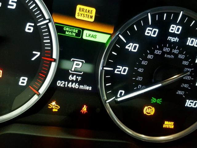 19UUB2F55GA000785 - 2016 ACURA TLX TECH BROWN photo 8