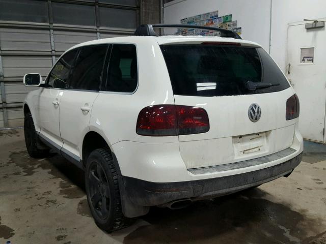 WVGCM67L74D018395 - 2004 VOLKSWAGEN TOUAREG 4. WHITE photo 3