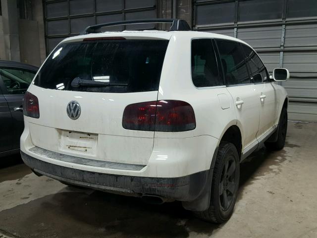 WVGCM67L74D018395 - 2004 VOLKSWAGEN TOUAREG 4. WHITE photo 4