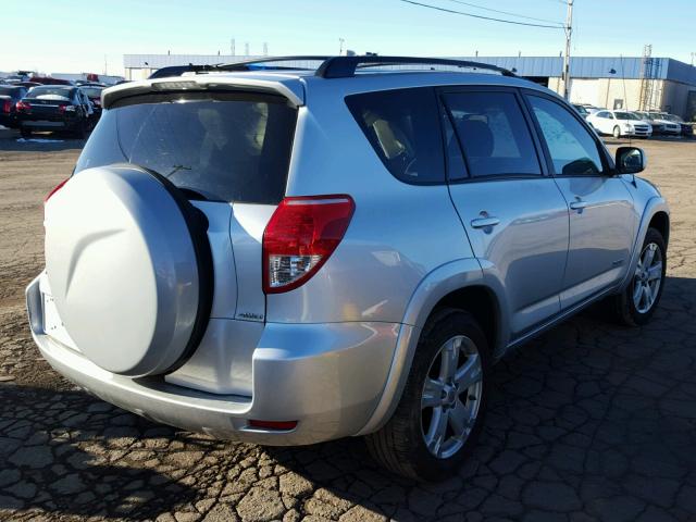 JTMBD32V566014666 - 2006 TOYOTA RAV4 SPORT SILVER photo 4