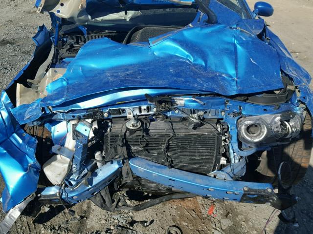 2C3CDZFJXFH864861 - 2015 DODGE CHALLENGER BLUE photo 7