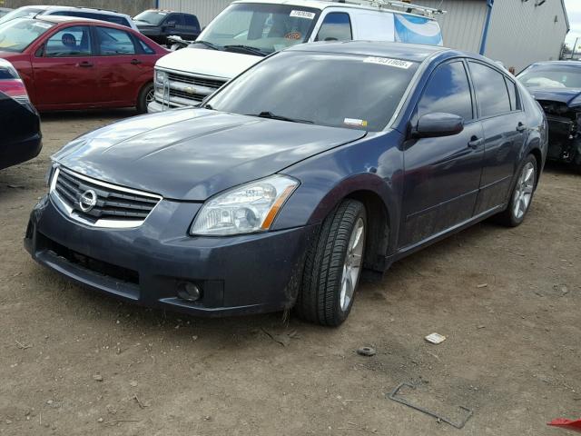 1N4BA41E37C813399 - 2007 NISSAN MAXIMA SE GRAY photo 2