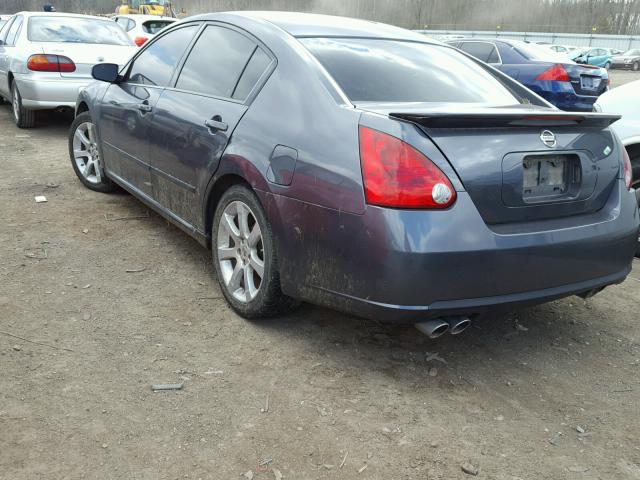 1N4BA41E37C813399 - 2007 NISSAN MAXIMA SE GRAY photo 3