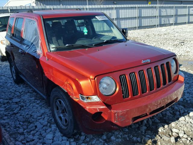 1J4NF2GB5AD611704 - 2010 JEEP PATRIOT SP ORANGE photo 1