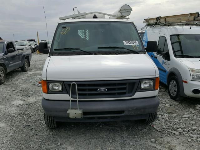 1FTNE24L66HA13918 - 2006 FORD ECONOLINE WHITE photo 9