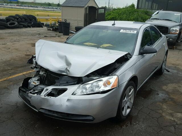 1G2ZG57B584124958 - 2008 PONTIAC G6 BASE GRAY photo 2