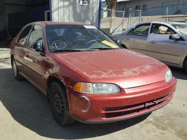 JHMEH9699NS014143 - 1992 HONDA CIVIC EX წითელი ფოტო 1