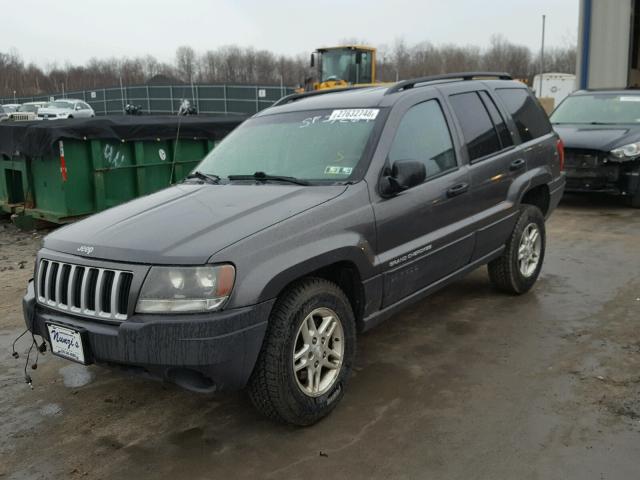 1J4GW48SX4C202093 - 2004 JEEP GRAND CHER GRAY photo 2