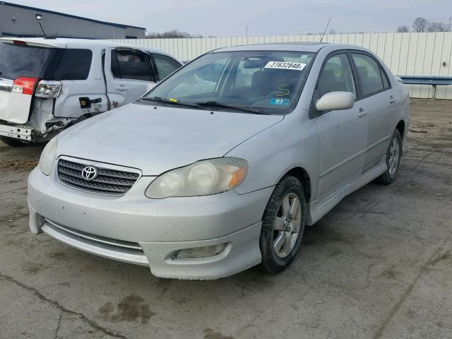 2T1BR32E45C398738 - 2005 TOYOTA COROLLA CE SILVER photo 2