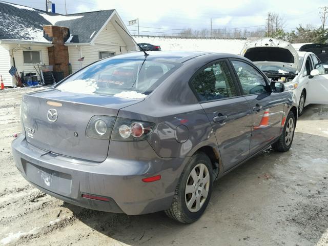 JM1BK12F771641967 - 2007 MAZDA 3 I GRAY photo 4