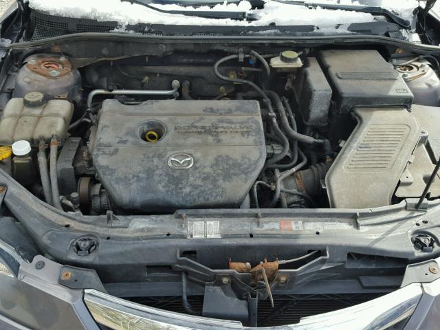 JM1BK12F771641967 - 2007 MAZDA 3 I GRAY photo 7