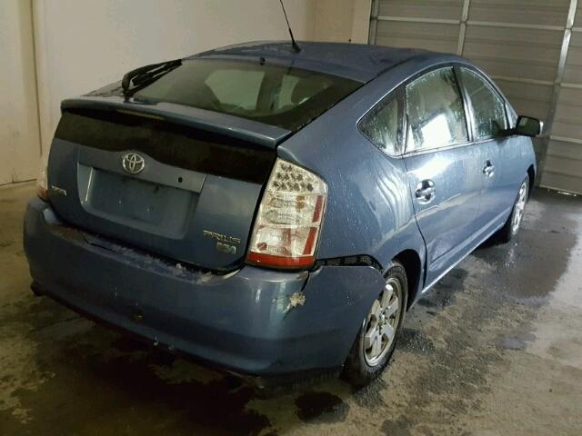 JTDKB20U477598743 - 2007 TOYOTA PRIUS BLUE photo 4