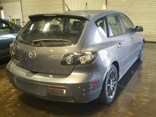 JM1BK343071672718 - 2007 MAZDA 3 HATCHBAC GRAY photo 4