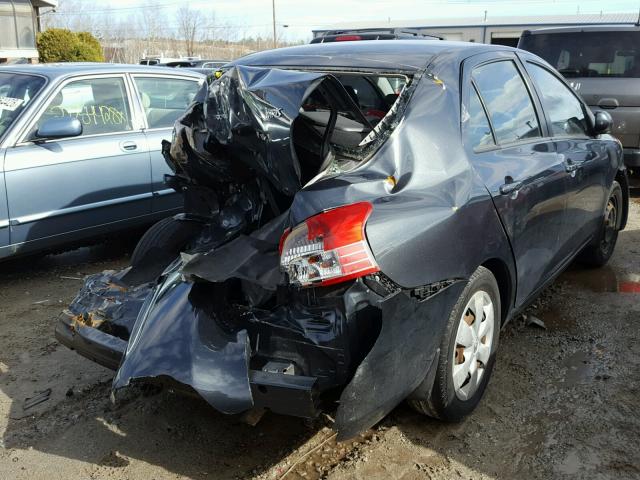 JTDBT923984037435 - 2008 TOYOTA YARIS GRAY photo 4