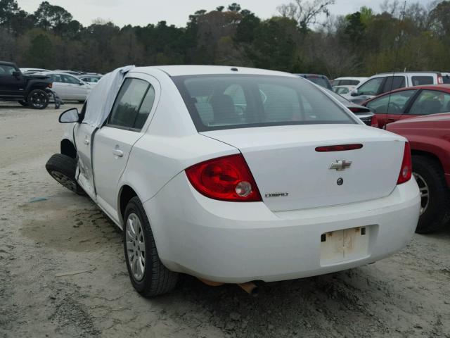 1G1AB5F51A7103217 - 2010 CHEVROLET COBALT LS WHITE photo 3