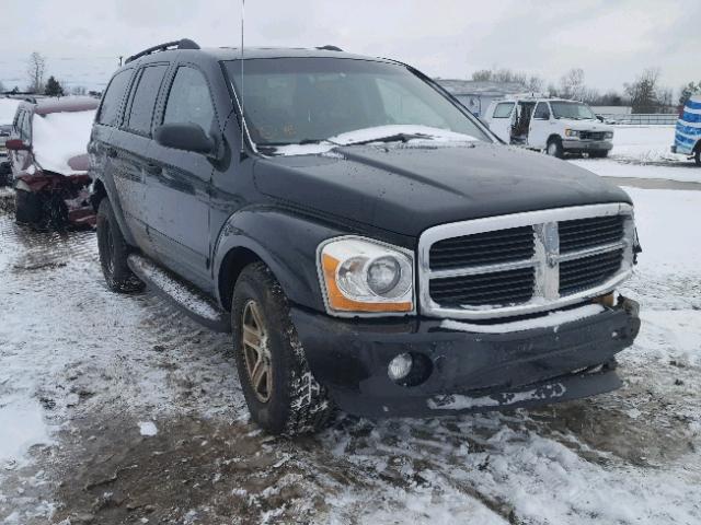 1D4HB48N55F622136 - 2005 DODGE DURANGO SL BLACK photo 1