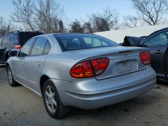 1G3NF52E51C187827 - 2001 OLDSMOBILE ALERO GLS SILVER photo 3