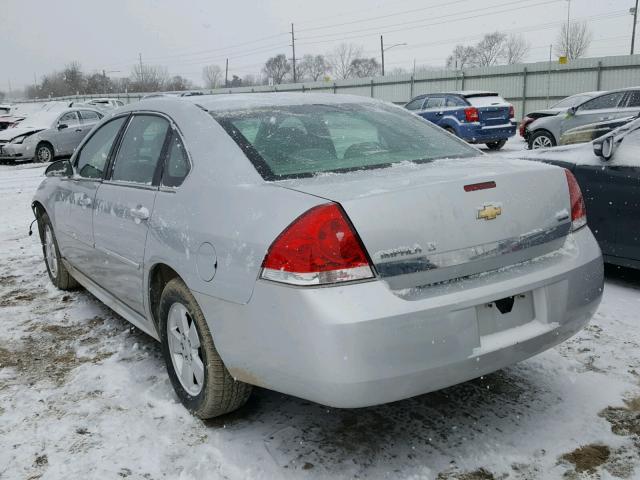 2G1WB5EK9A1195820 - 2010 CHEVROLET IMPALA LT SILVER photo 3