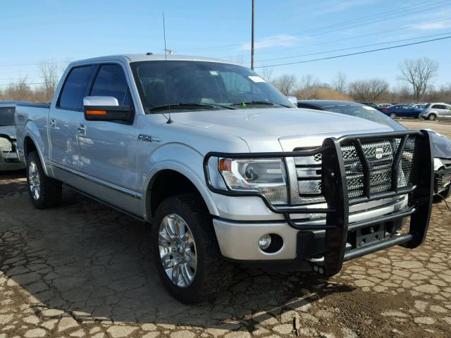 1FTFW1EF9EFB98383 - 2014 FORD F150 SUPER SILVER photo 1