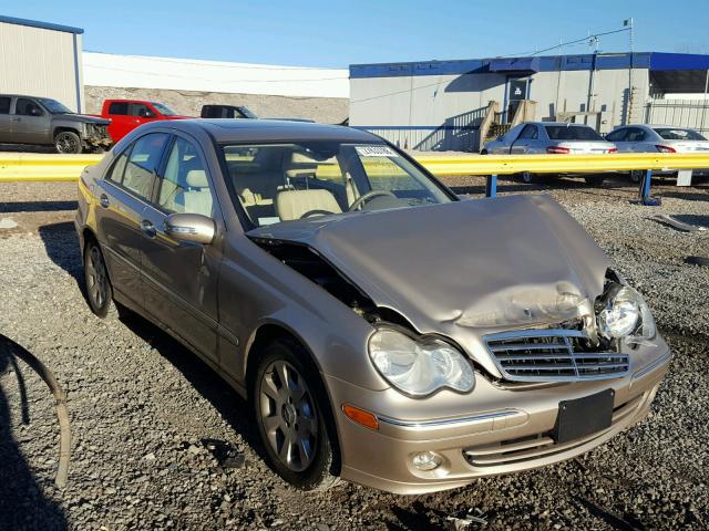 WDBRF61J25A771186 - 2005 MERCEDES-BENZ C 240 GOLD photo 1